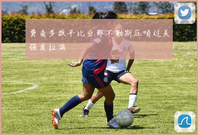费南多扳平比分那不勒斯压哨过关强度拉满